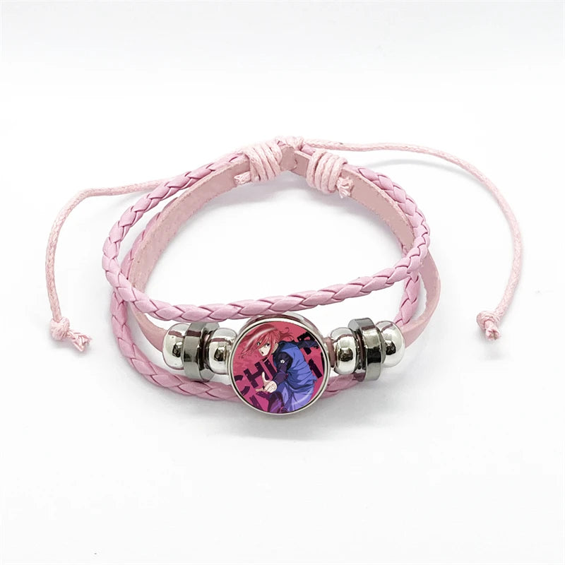 Anime Blue Lock Isagi Yoichi Chigiri Bachira Leather Bracelet Cosplay Unisex Adjustable Punk Wristband Jewelry Props