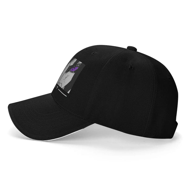 Anime Naruto Sasuke Uchiha Mangekyo Graphic Baseball Cap – Adjustable Snapback Hat for Men & Women