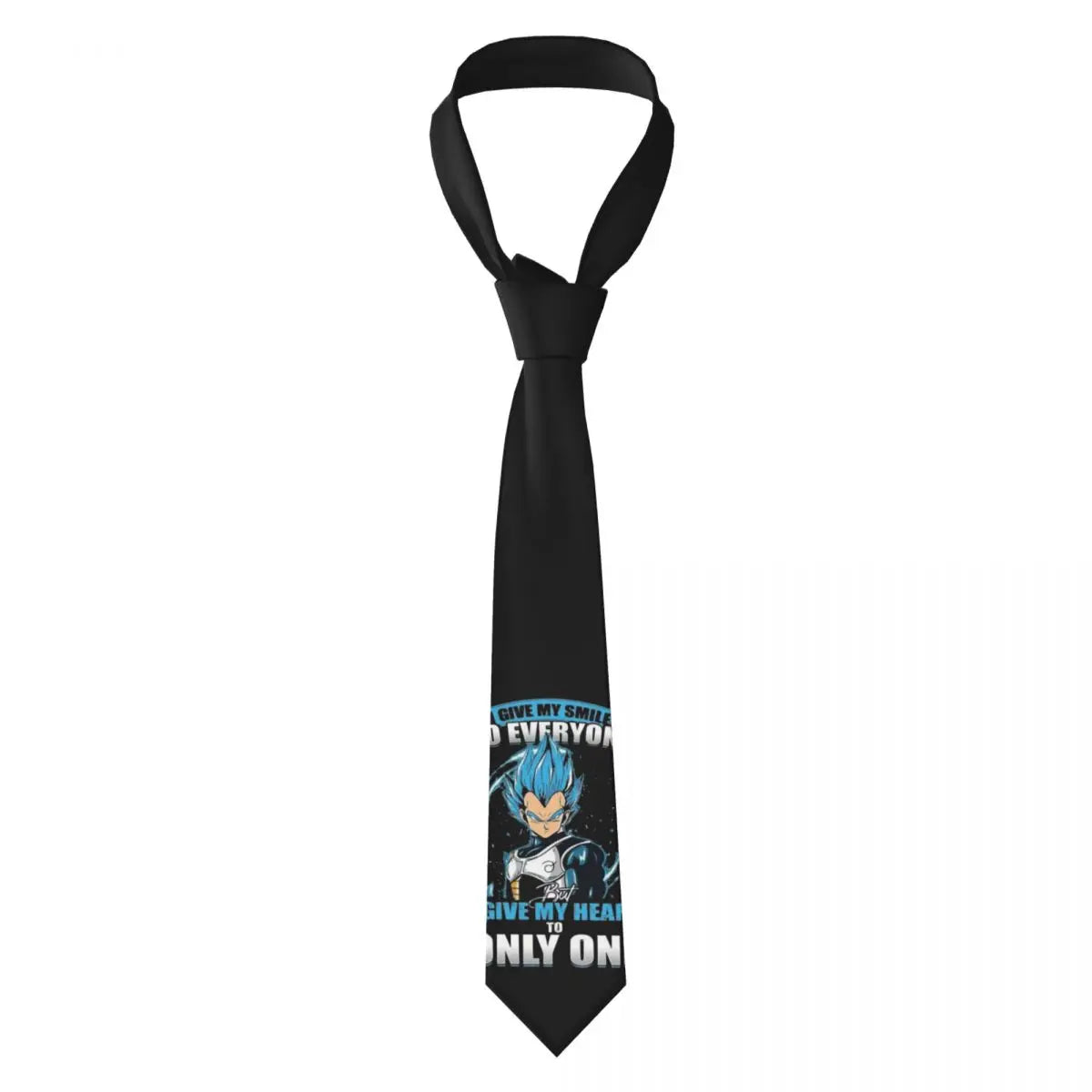 Vegeta Royal Saiyan Symbol Necktie – Dragon Ball Z Slim 8cm Unisex Tie