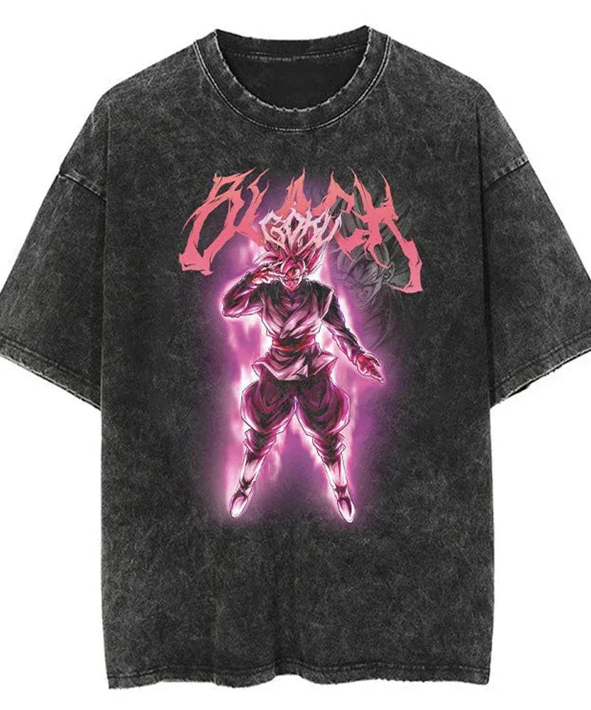 Dragon Ball Oversized Vintage T-Shirt – Streetwear Cotton Tee