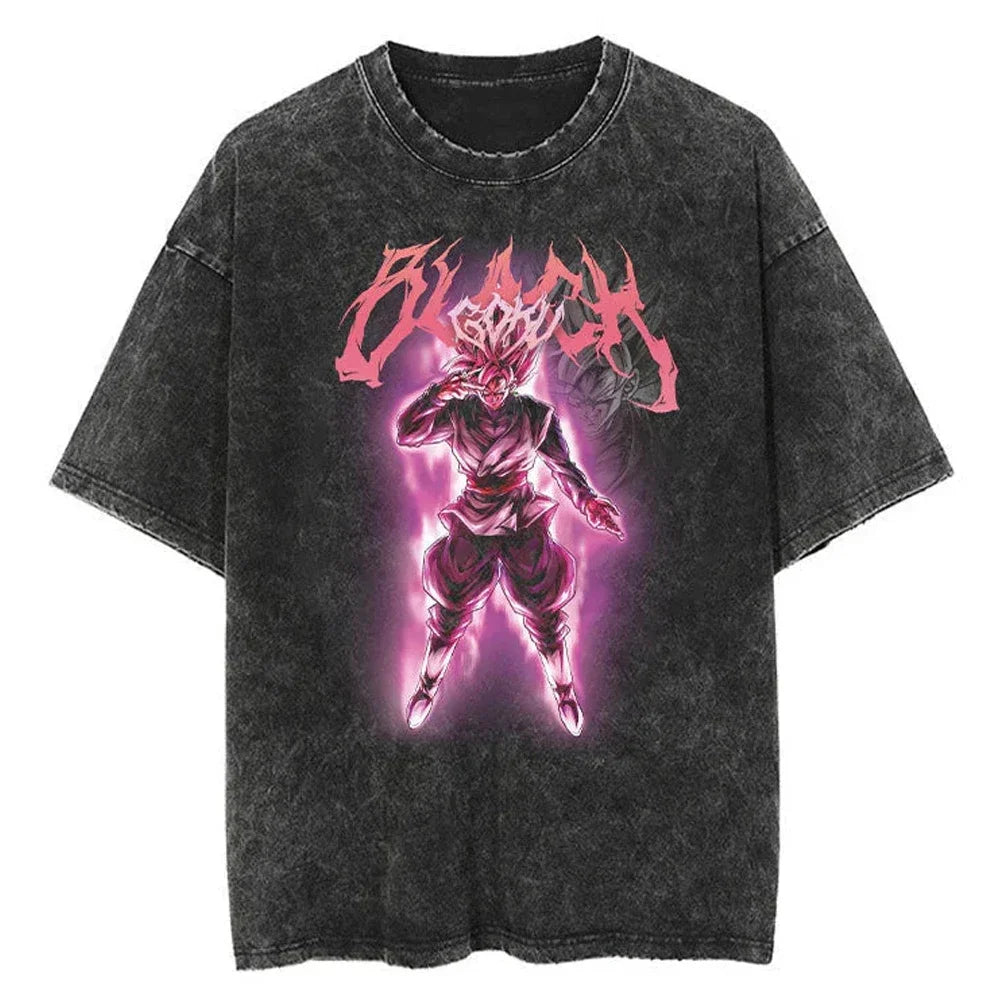 Dragon Ball Oversized Vintage T-Shirt – Streetwear Cotton Tee
