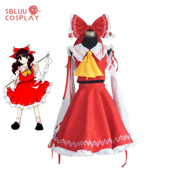 Touhou Project Reimu Hakurei Cosplay Costume