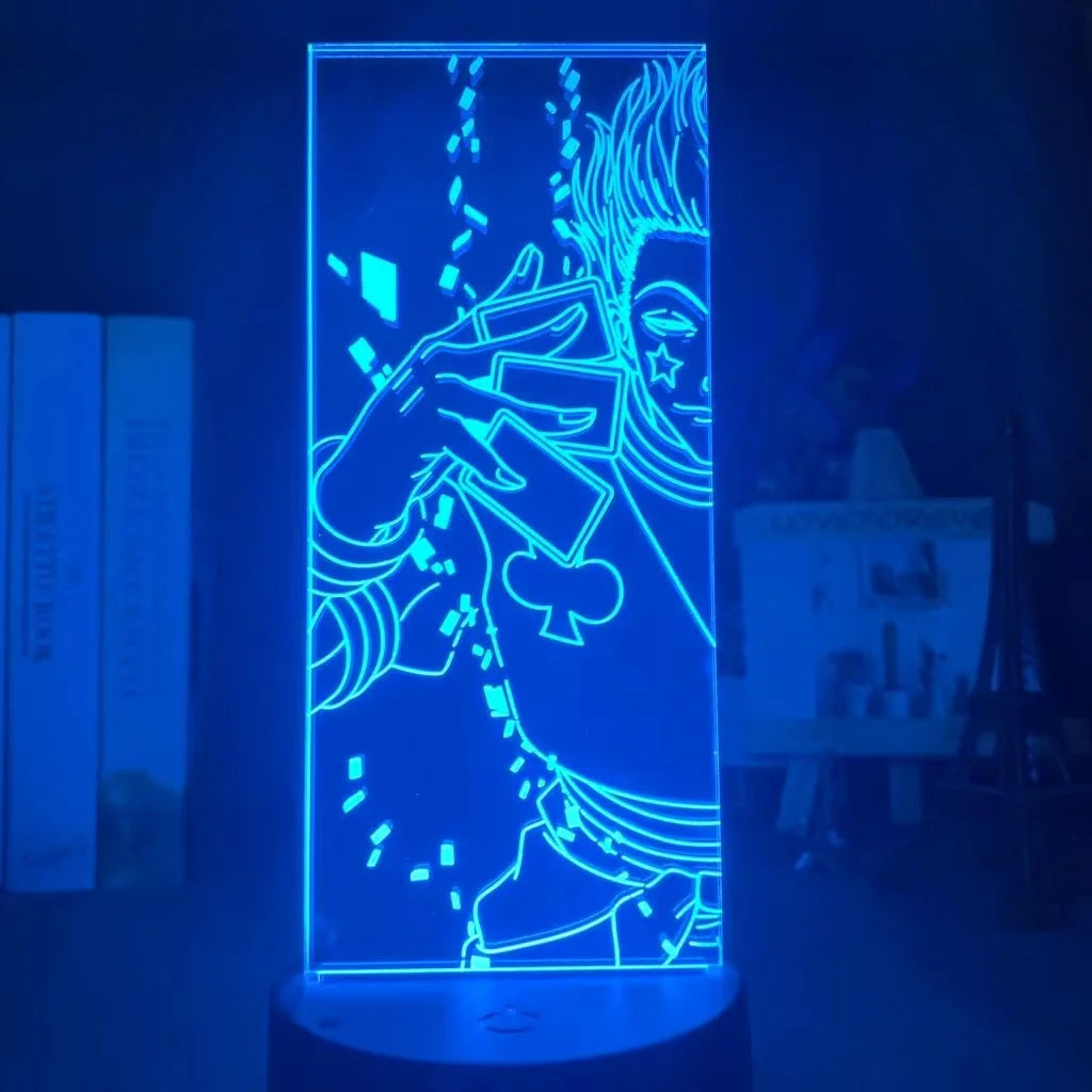 Anime Hunter X Hunter Led Night Light Killua Zoldyck Figure Nightlight Color Changing Usb Battery Table 3d Lamp Gift for Kids
