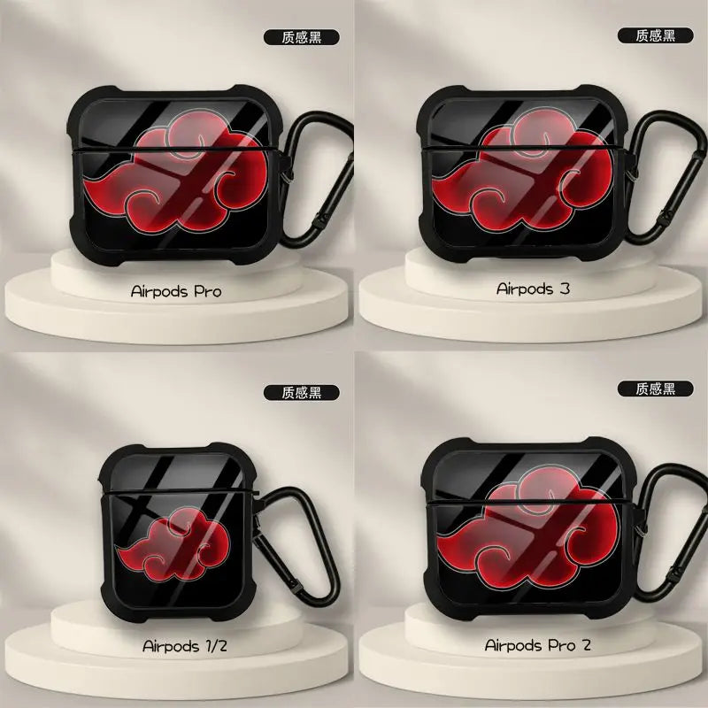 Naruto Anime AirPods Case – Sasuke & Obito Design for AirPods Pro/3