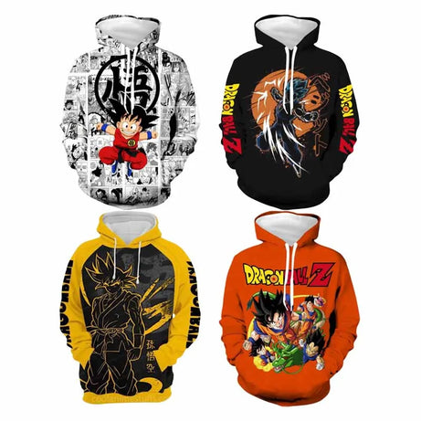 Dragon Ball Kawaii Broli Vegeta Iv Son Goku Kakarotto Casual Loose Sweatshirt Hoodie Cute Hooded Sweater