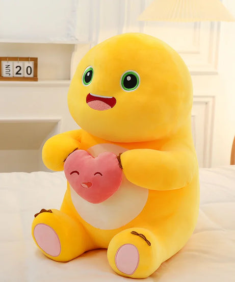 Kawaii Milk Dragon Stuffed Doll Plush Toy Cute Milk Dragon with Flower Soft Toy for Kids Birthday Xmas Gift for Girls and Friend
