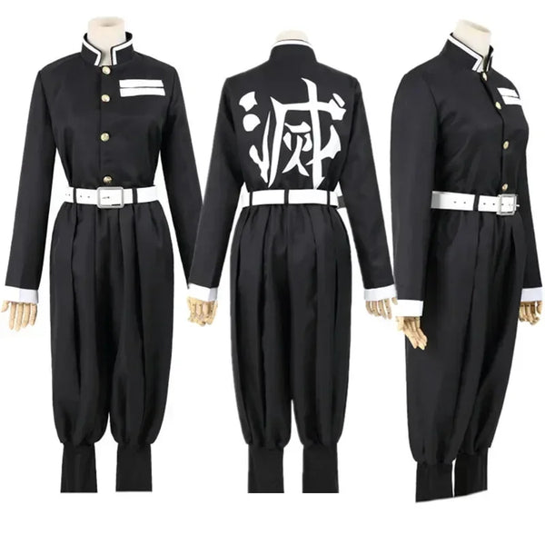 Anime Demon Slayer Kids Cosplay Costume – Kimono & Uniform Outfit Set