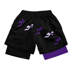 JoJo's Bizarre Adventure 2-in-1 Gym Shorts — Quick-Dry
