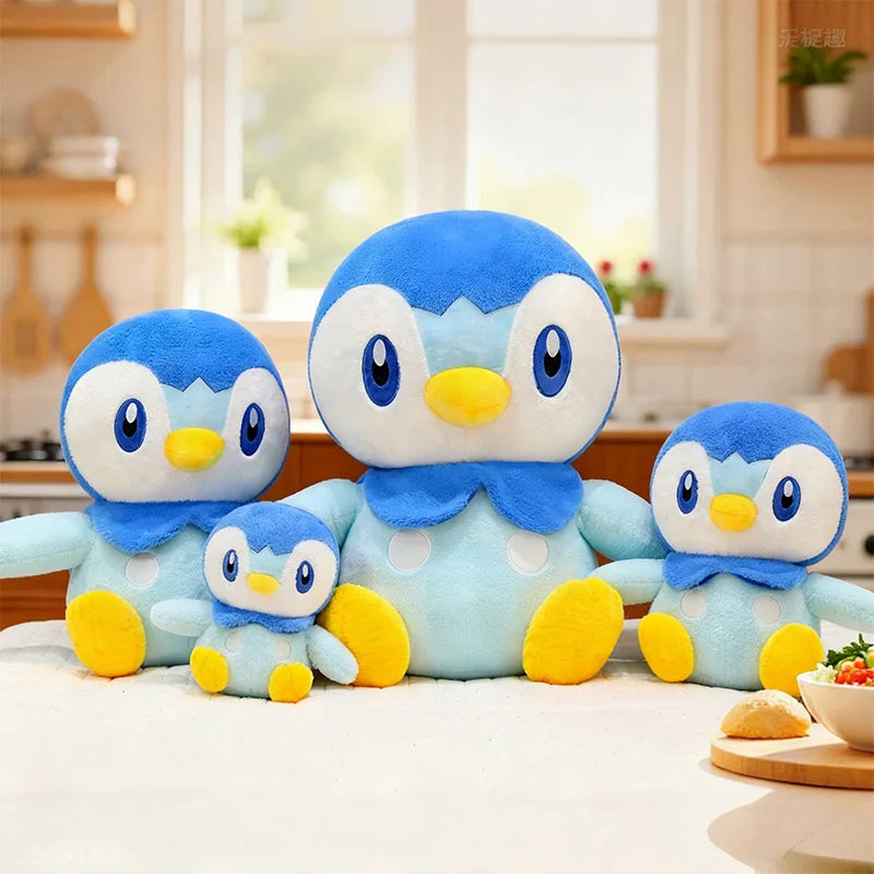 30/80cm Piplup Pokemon Large Plush Toys Anime Doll Cute Giant Pokémon Penguin  Stuffed Plushie Pillow Gift for Kid Xmas