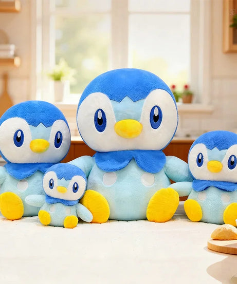 30/80cm Piplup Pokemon Large Plush Toys Anime Doll Cute Giant Pokémon Penguin Stuffed Plushie Pillow Gift for Kid Xmas