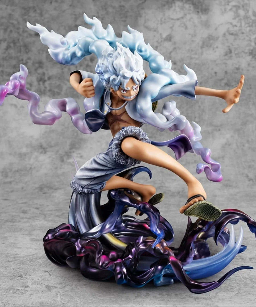 One Piece Lffy Anime Figure Gear 5 Luffy Action Figurine Sun God Nika Luffy Statue PVC Statue Model Doll Collection Toy Gifts