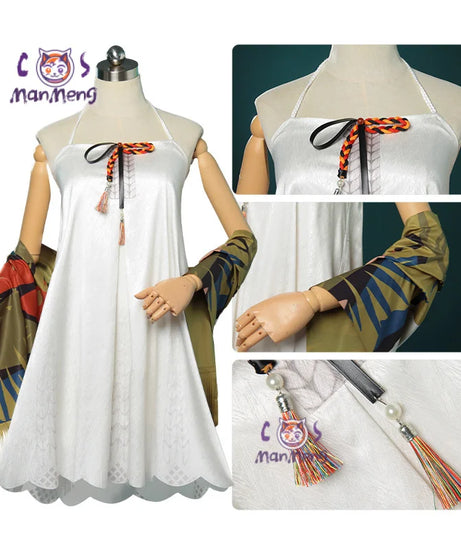 Game Reverse 1999 Enisey Cosplay Costume Sweet Girl Dress Bracelet Shawl Leg Ring Jewelry Set Carnival Party Enisey Complete Set