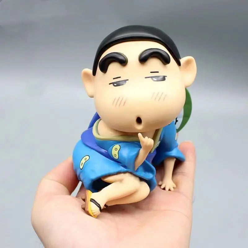 Crayon Shin chan Cute Joke Anime Office Desktop Car Creative Cute Bedroom Decoration Doll Handmade Birthday Gift