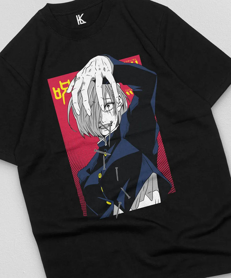 Nobara Anime Jujutsu Kaisen  Kugisaki T-shirt Manga Gift Tee Cotton