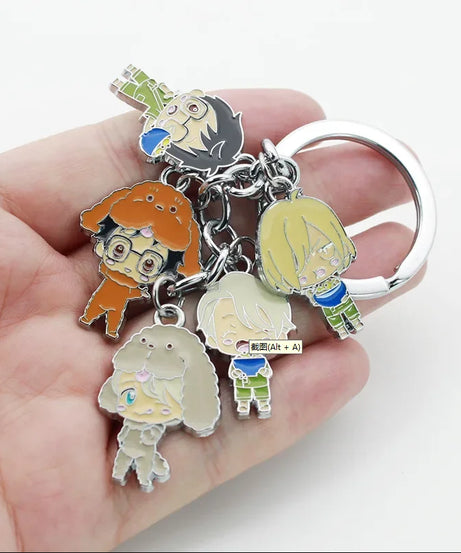 My Hero Academia Anime Metal Keychain With Midoriya Izuku Cosplay Accessories Colorful Pendant for Gift