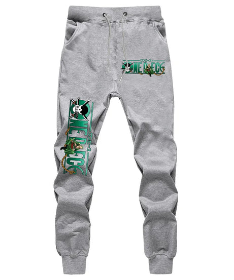 Students Casual Pants for Men and Women Summer Fashion Sports Breathable Cotton Pants Anime ONE PIECE Print Luxury Long Pants
