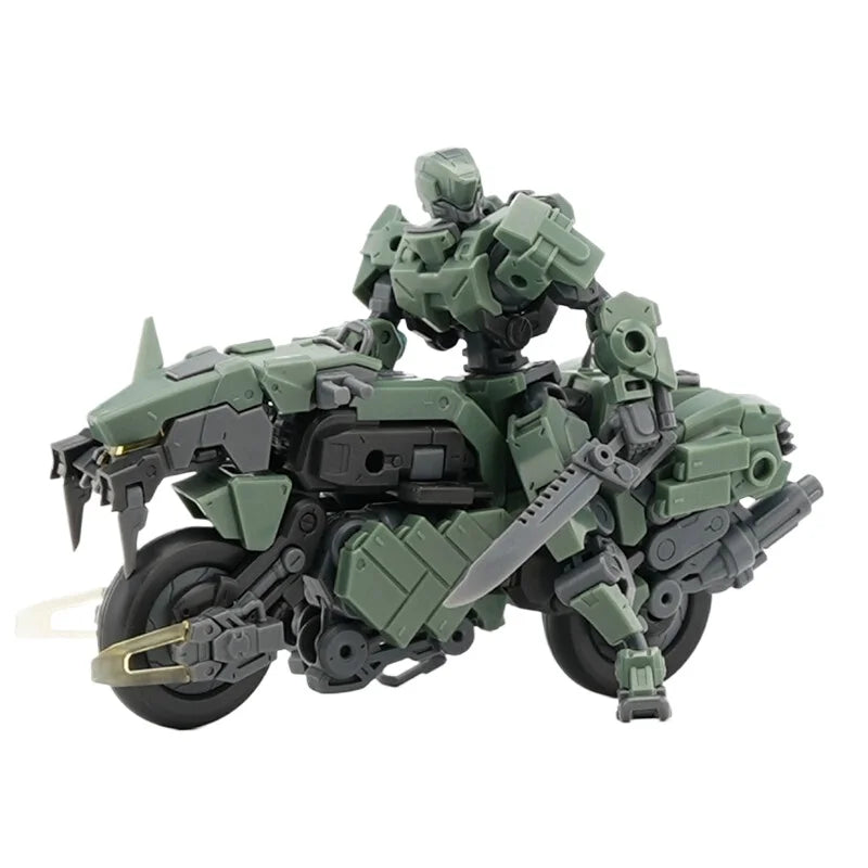 Number 57 1/24 Armored Puppet Hunting Fang Action Figures Assembly Model Kit Transforming Mecha Toy Desktop Ornament Boy Gift