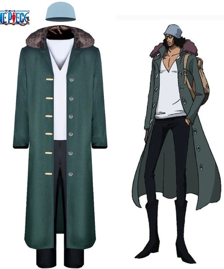 New One Piece Kuzan Clothing Manga Exhibition Halloween Annual Meeting Festival Party Performance Cospay Costumes Holiday