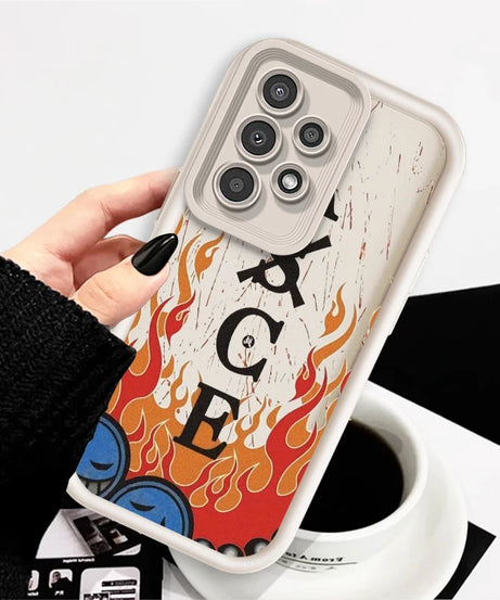 One Piece Nami D. Luffy Cute For Samsung A73 A71 A54 A53 A52 A51 A33 A32 A21S A14 A13 A12 A03 A04 A05 5G Eye Ladder Funda