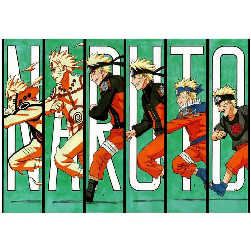 Naruto 3D Stereoscopic Wall Sticker Personality Naruto Student Dormitory Poster Wallpaper Self Adhesive Interior Decoration