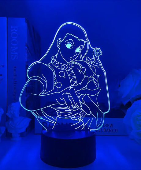 HUNTER Night Light Anime Peripherals Personality Creativity Killua Sissoe Table Lamp Desktop Decoration Bedroom holiday gift