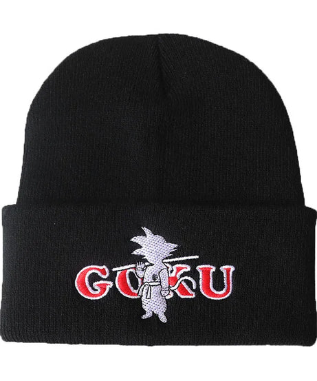 Anime Dragon Ball Women Men Knitted Warm Winter Hats for Women Men Solid Hip-hop Casual Cuffed Beanies Bonnet