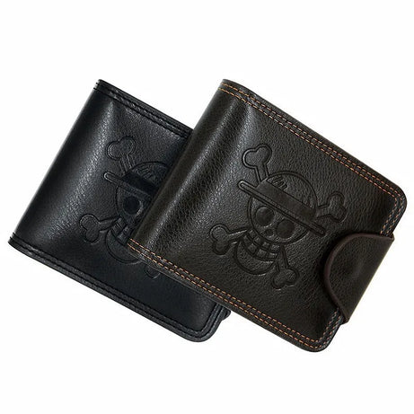 Anime One Piece Wallet Short Multi-Functional Multiple Card Slots Trendy Cartoon Wallet Luxury Wallet Men Designer Brand Small Slim