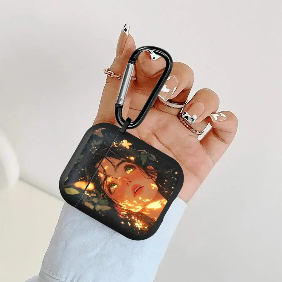 Earphone Cases Cover Case For Airpods Pro3 3 Pro 1 2 Pro2 4 Dreamy Forest Gril