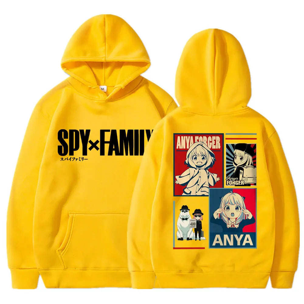 Spy x Family Anya Forger Kawaii Manga Aesthetic Hoodie – Fleece Oversized Sweatshirt 7