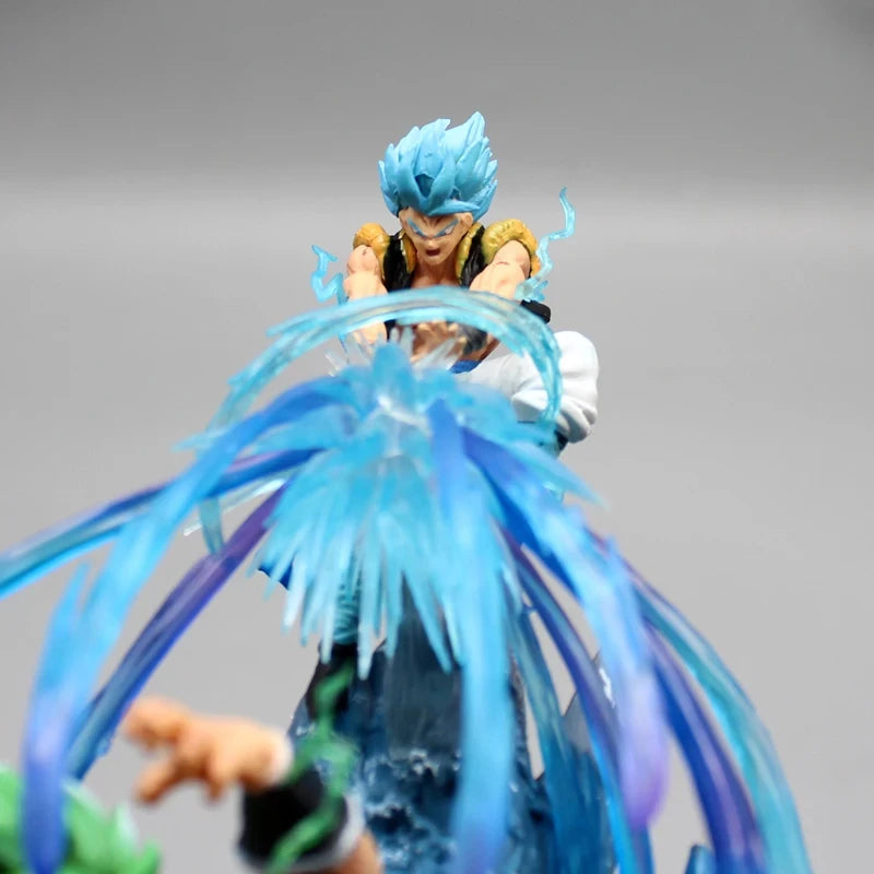 20cm Dragon Ball Broly Anime Figures Broly Vs Gogeta Figurine Model Pvc Statue Doll Collection Toy Decoration Christmas Toy Gift