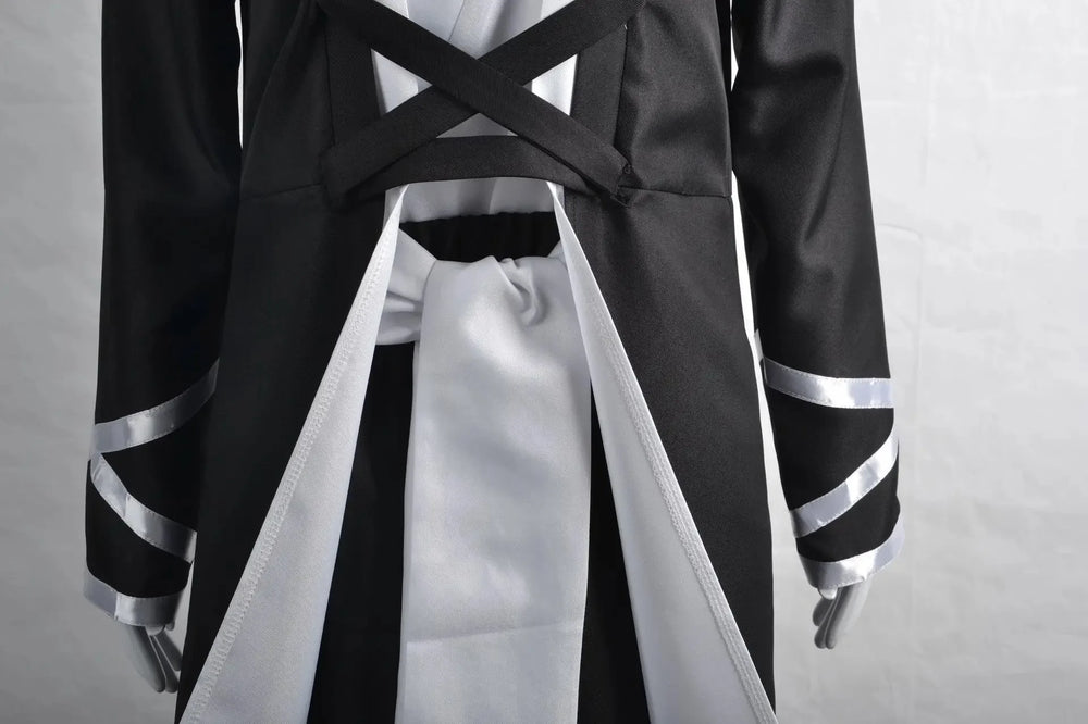 Bleach Kurosaki Ichigo Cosplay Costume – Black & White Shinigami Hollow Outfit 5