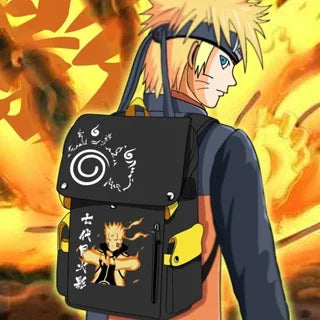 Naruto Anime Laptop Backpack – Large Capacity Travel & School Bag