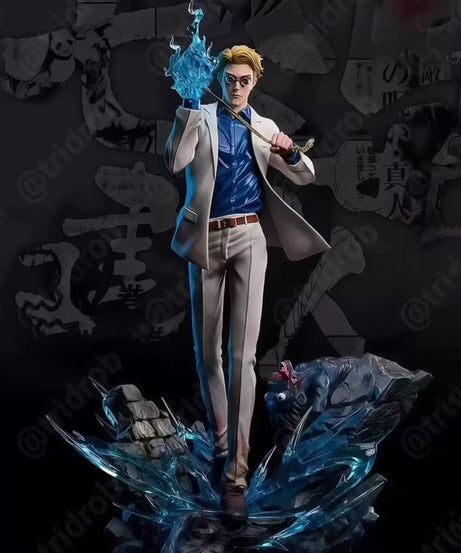 Jujutsu Kaisen Nanami Kento Figure 28cm PVC Statue Anime GK Collection Model Toy With Cursed Energy Effect Base Decorative Gift