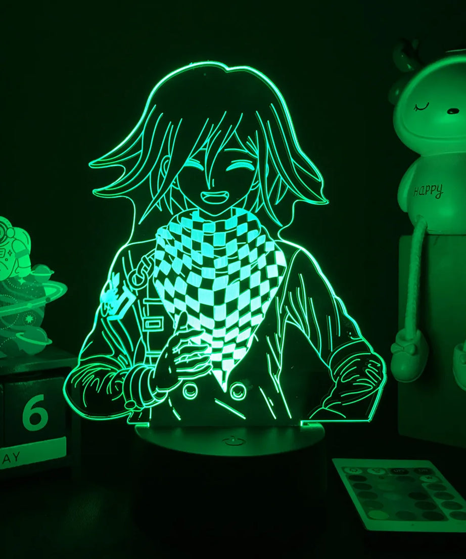 Anime Danganronpa V3 Nagito Komaeda Led Night Light Nagito Komaeda Game Figure Bedside Lamp for Bedroom Decor Kids Manga Gifts