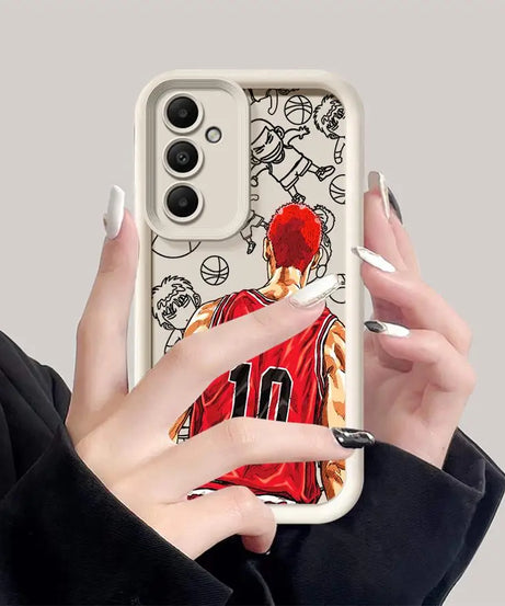 Slam Dunk Anime Phone Case – Soft Cover for Samsung Galaxy A15–A55 (4G/5G)