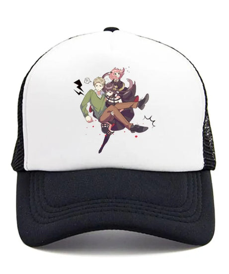 Pop Summer Cap Sun Visor Anya Forger Cute Hip Hop Caps Spy X Family Anime Cowboy Hat Peaked Trucker Dad Hats Gift