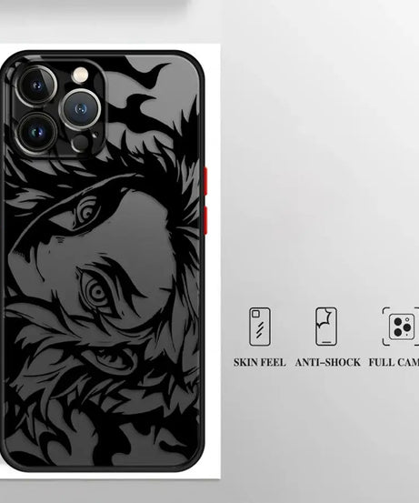 Case for iPhone 8 7 SE 16 XS 14 11 13 Mini 15 Pro MAX XR 11 Plus 12 Soft Cover 12Pro 14Pro 16 Plus Demon Slayer Kimetsu No Yaiba
