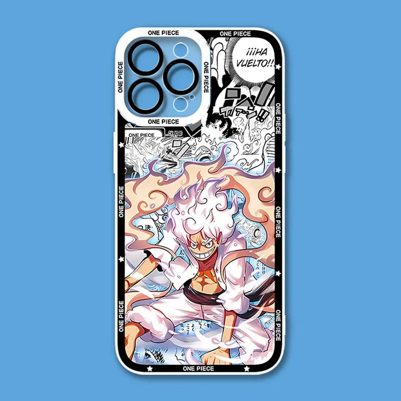 Anime O-One Piece Phone Case for iPhone 15 14 Pro Max 13 12 Mini 11 Pro XR XS X 8 7 6 6S Plus SE Soft Silicone Back Cover