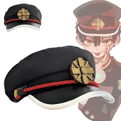 Anime Toilet-Bound Hanako-kun Yugi Amane Cosplay Hat Toilet bound Navy Style Hanako kun Cap Costume Props