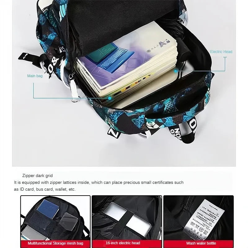 Naruto Kakashi Children School Bags Kids Backpack In Primary Schoolbag for Teenager Boys Waterproof Backpacks Book Bag