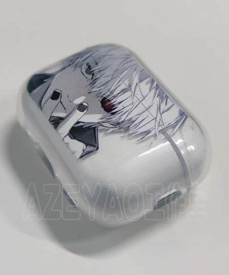 Anime Luxury Tokyo Ghoul Airpods Case For Apple Airpods 4Shockproof Cover For AirPods 4 Pro Pro2 Transparent Earphone Cases Bags