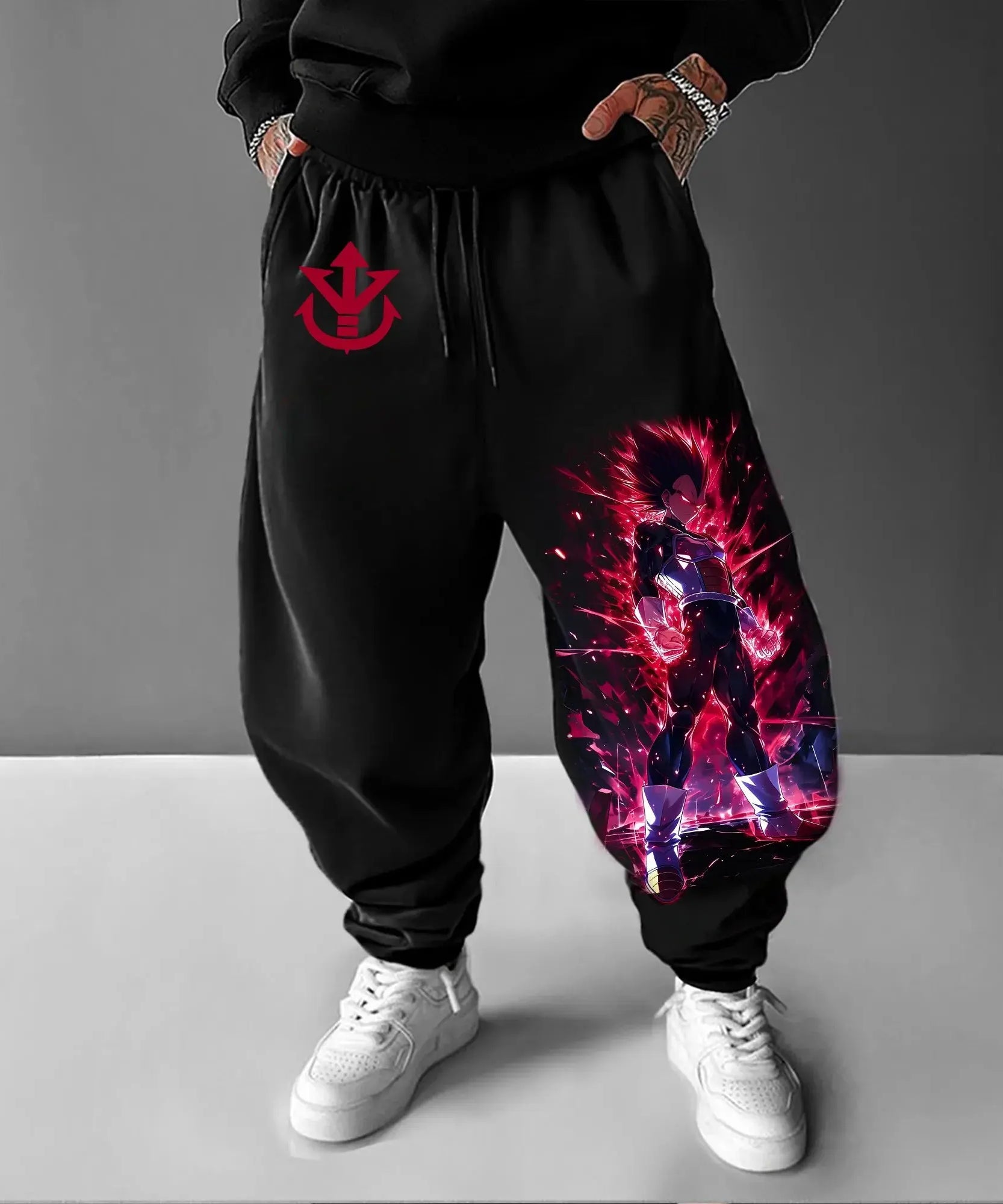 Dragon Ball Z Super Saiyan Goku Men Sweatpants Anime Print Jogger Sports Pants Loose Streetwear Casual Hip Hop Manga Y2k Clothes
