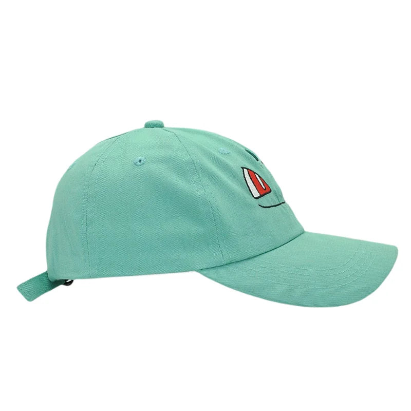 Pokémon Bulbasaur Baseball Cap – Unisex Cotton Outdoor Sports Hat