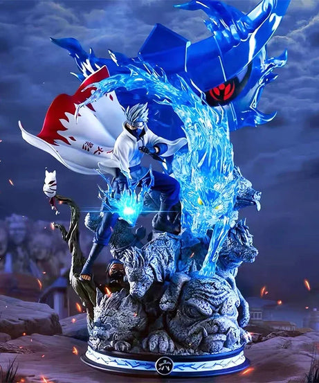 Naruto Anime Figure GK Hatake Kakashi 22cm Action Figure PVC Characters Desktop Ornaments Friends Birthday Gifts Toys