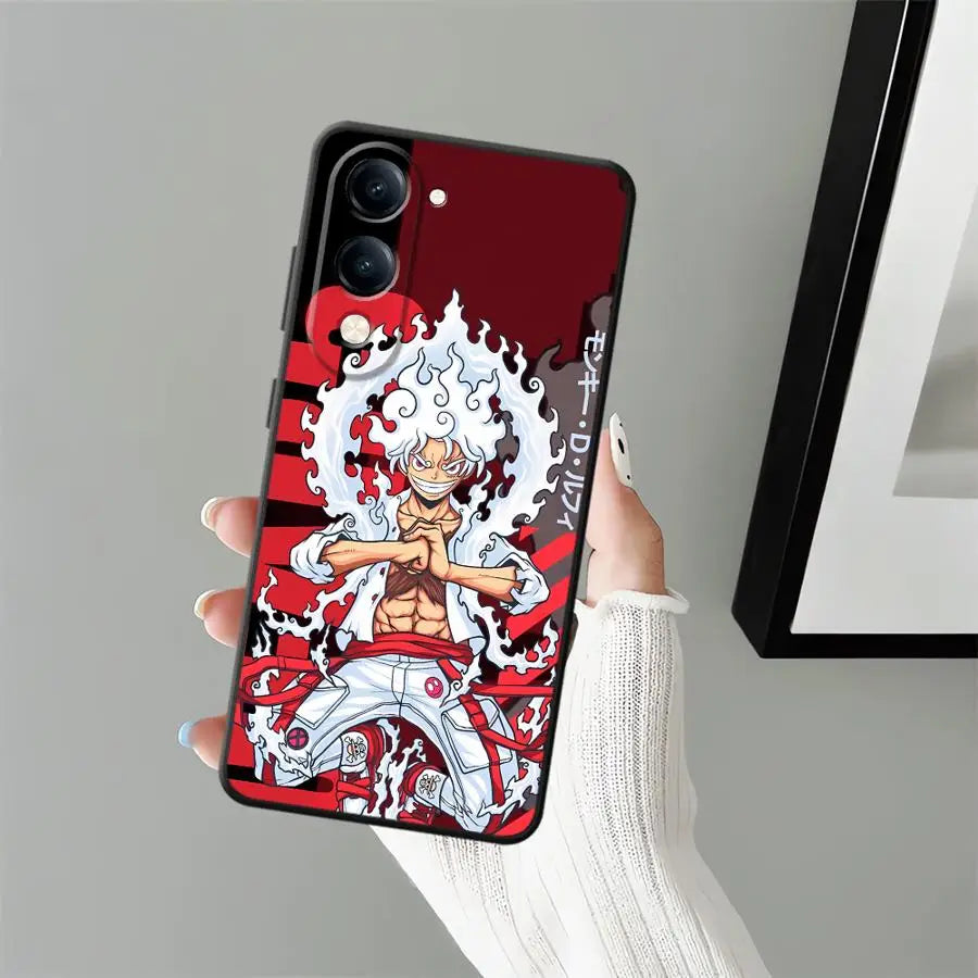 One Piece Luffy Case for Vivo (Y-Series) — Anime Print 4