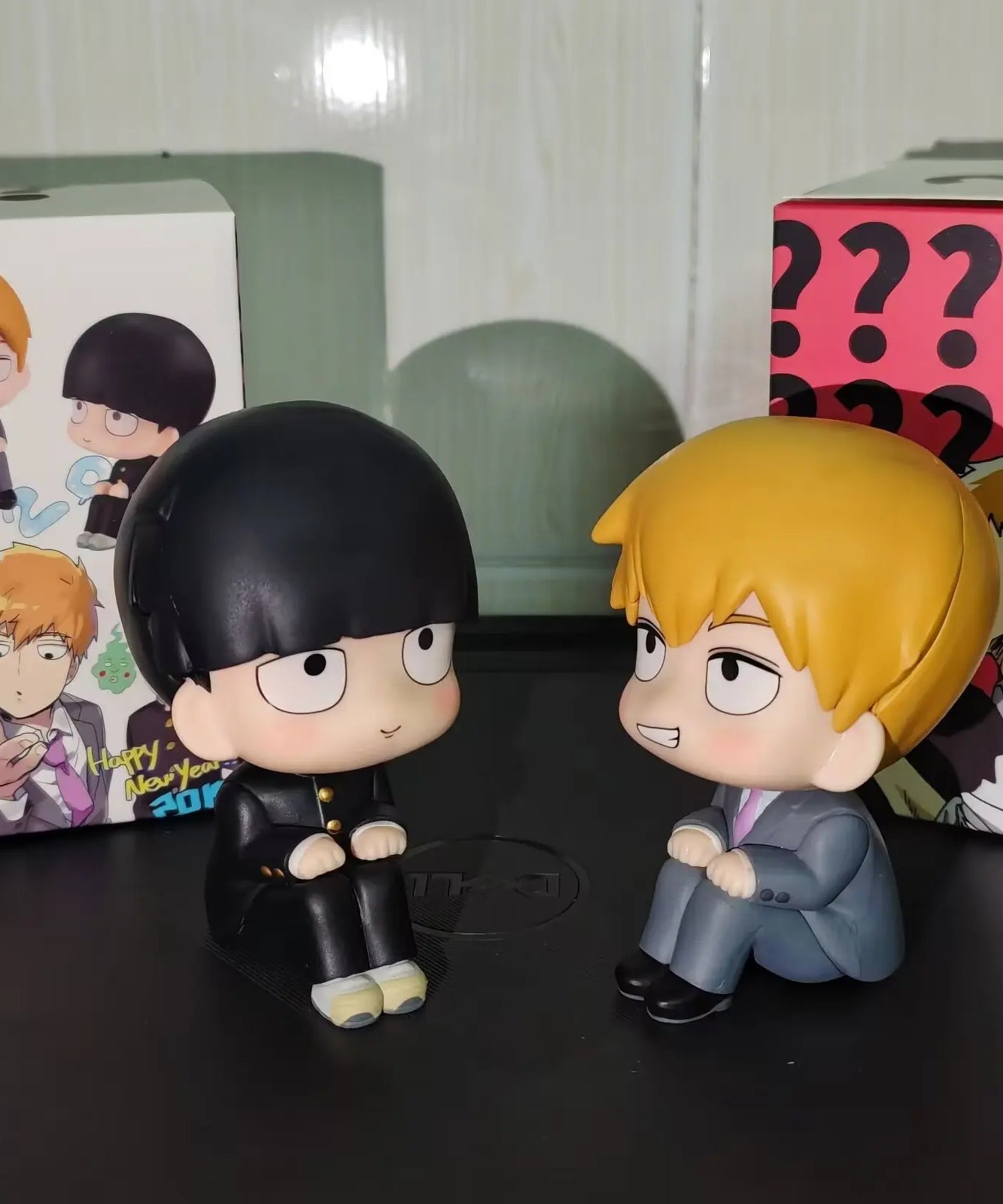 10cm Mob Psycho 100 Mobu Saiko Hyaku Kageyama Shigeo Arataka Reigen Action figure toys Christmas gift with box