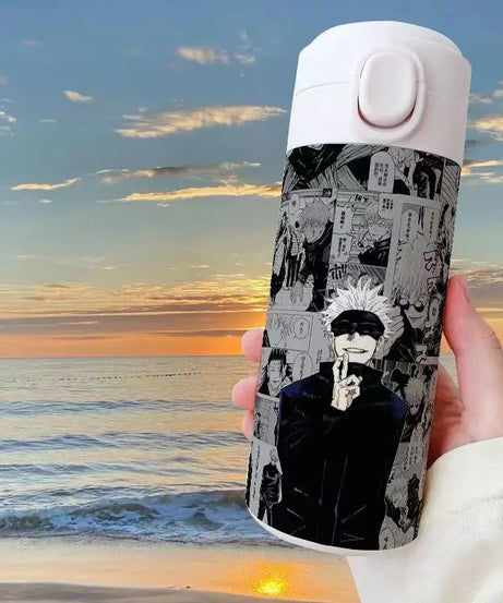 Gojo Satoru Jujutsu Kaisen Thermos Bottle – Anime Stainless Steel Water Cup
