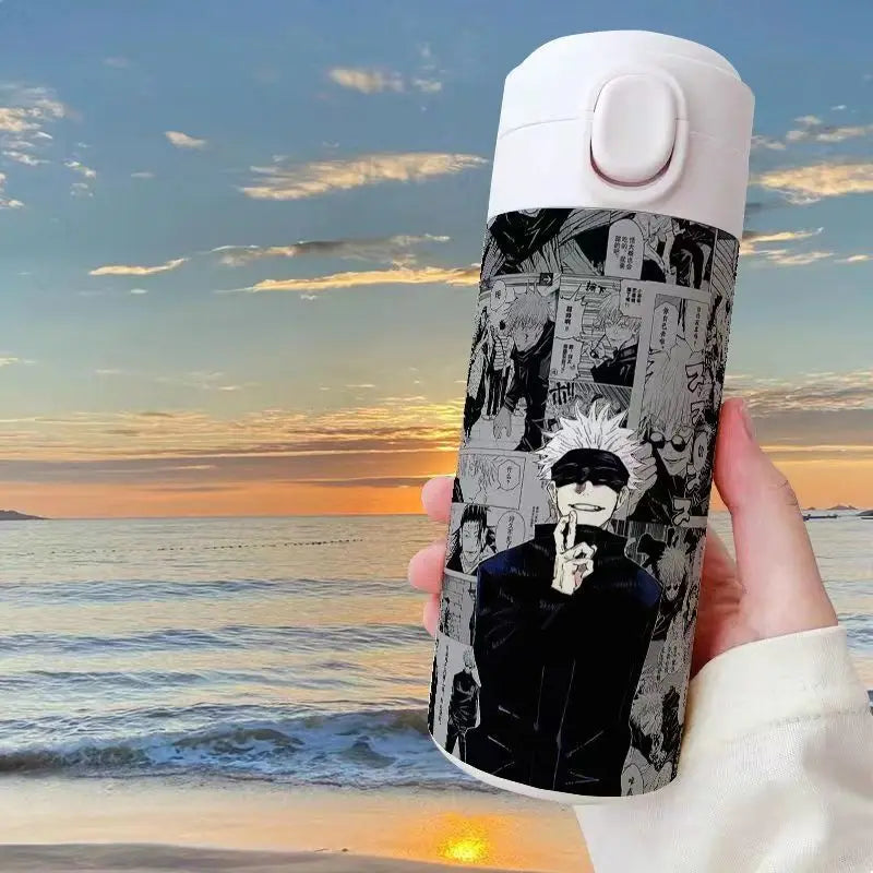 Gojo Satoru Jujutsu Kaisen Thermos Bottle – Anime Stainless Steel Water Cup