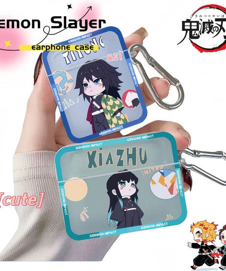 Demon Slayer Earphone Protective Case Anime Style New AirPods 3rd Gen Apple AirPods 2 Bluetooth Earphone Case Birthday Gift
