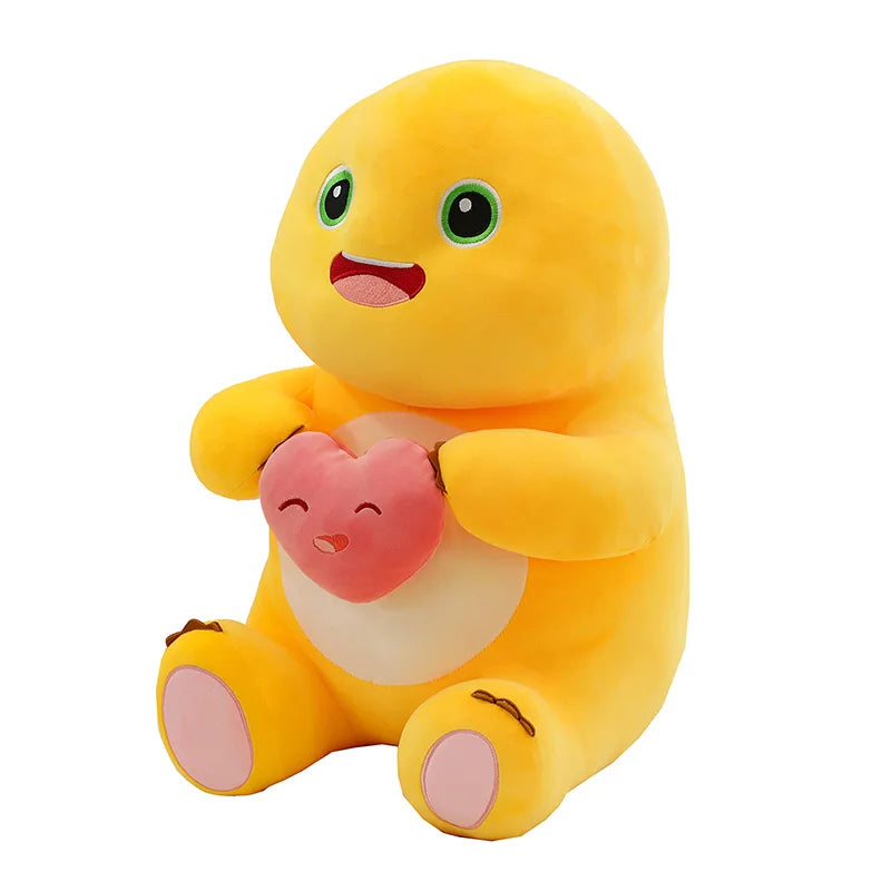Kawaii Milk Dragon Stuffed Doll Plush Toy Cute Milk Dragon with Flower Soft Toy for Kids Birthday Xmas Gift for Girls and Friend